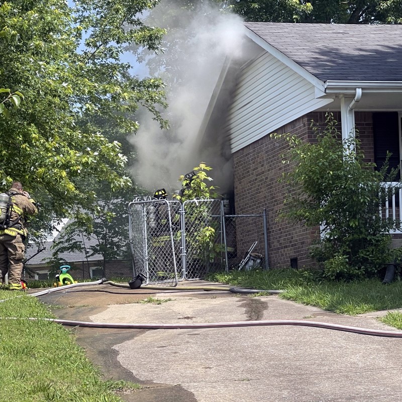 Air fryer causes kitchen fire at house off Pollard Road in Clarksville