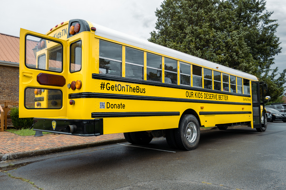 Bus tour on gun reform stops in Clarksville ahead of special