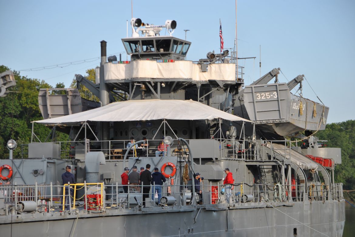 WWII ship USS LST-325 open for tours at McGregor Park in Clarksville