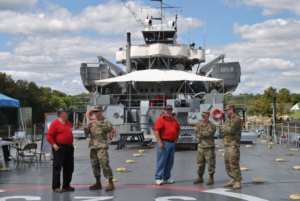 A tour of the LST 325 World War II ship during its stop in 2017. (Clarksville Now archives)