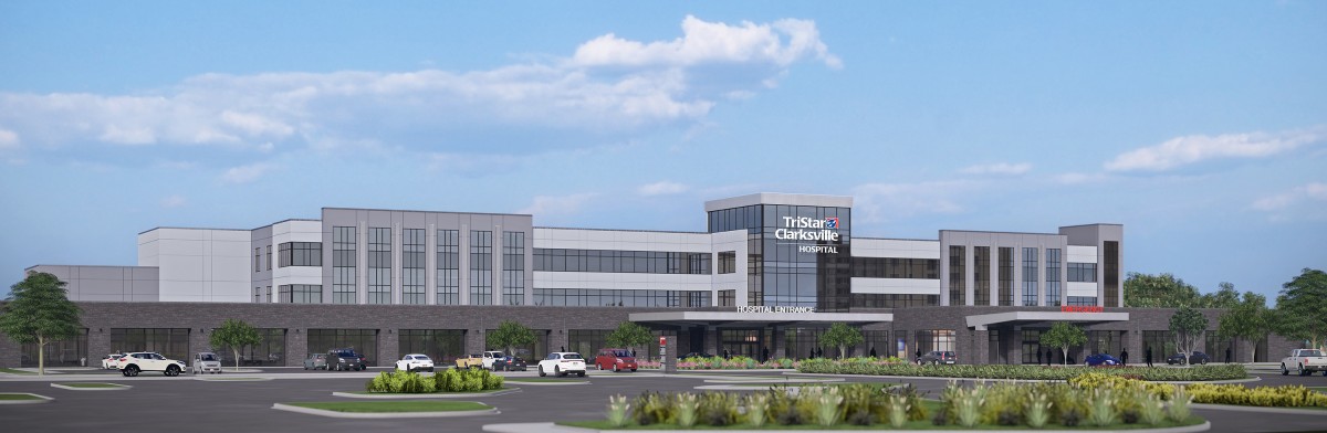 Plans for TriStar Clarksville Hospital on May 30, 2025. (Contributed)