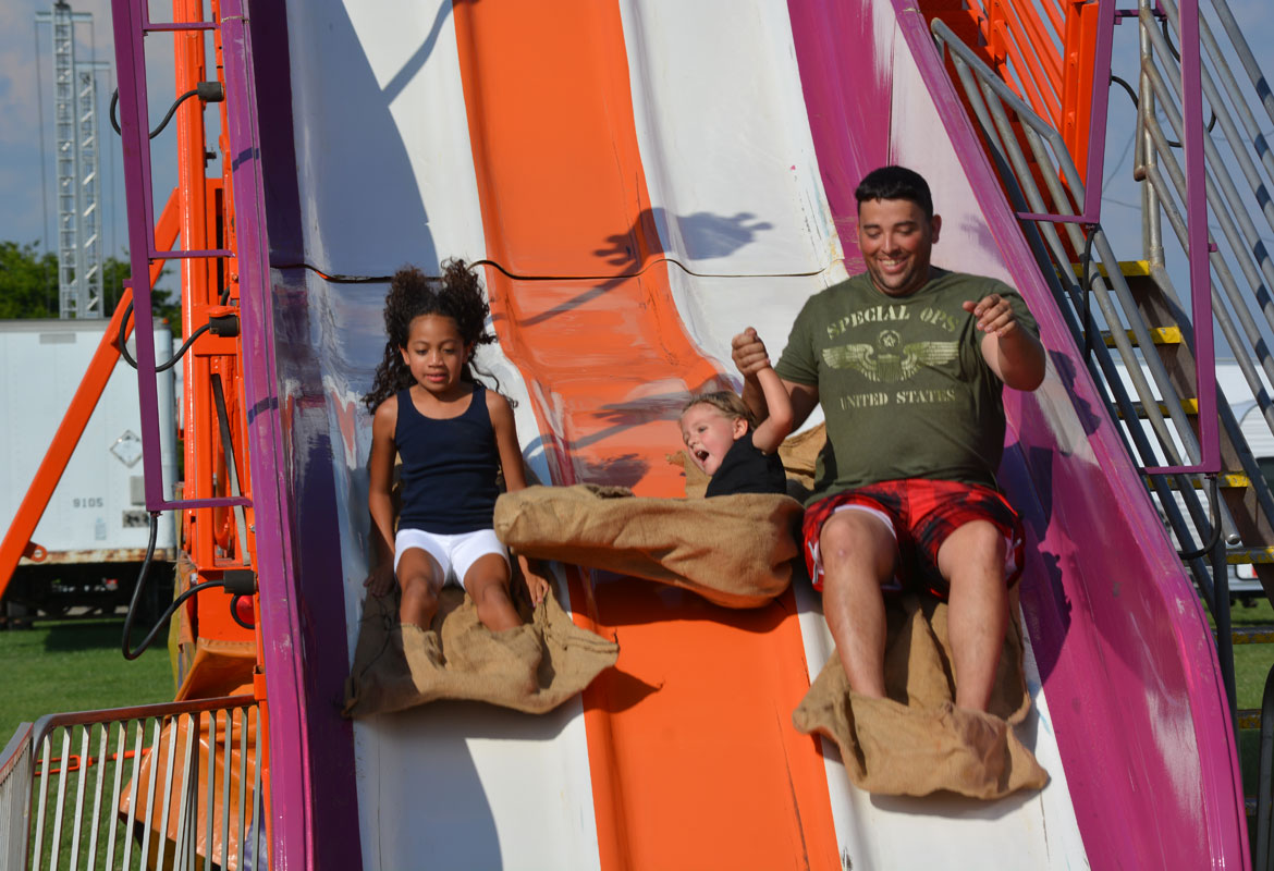 The Fort Campbell Fourth of July carnival in 2019. (Clarksville Now archives)