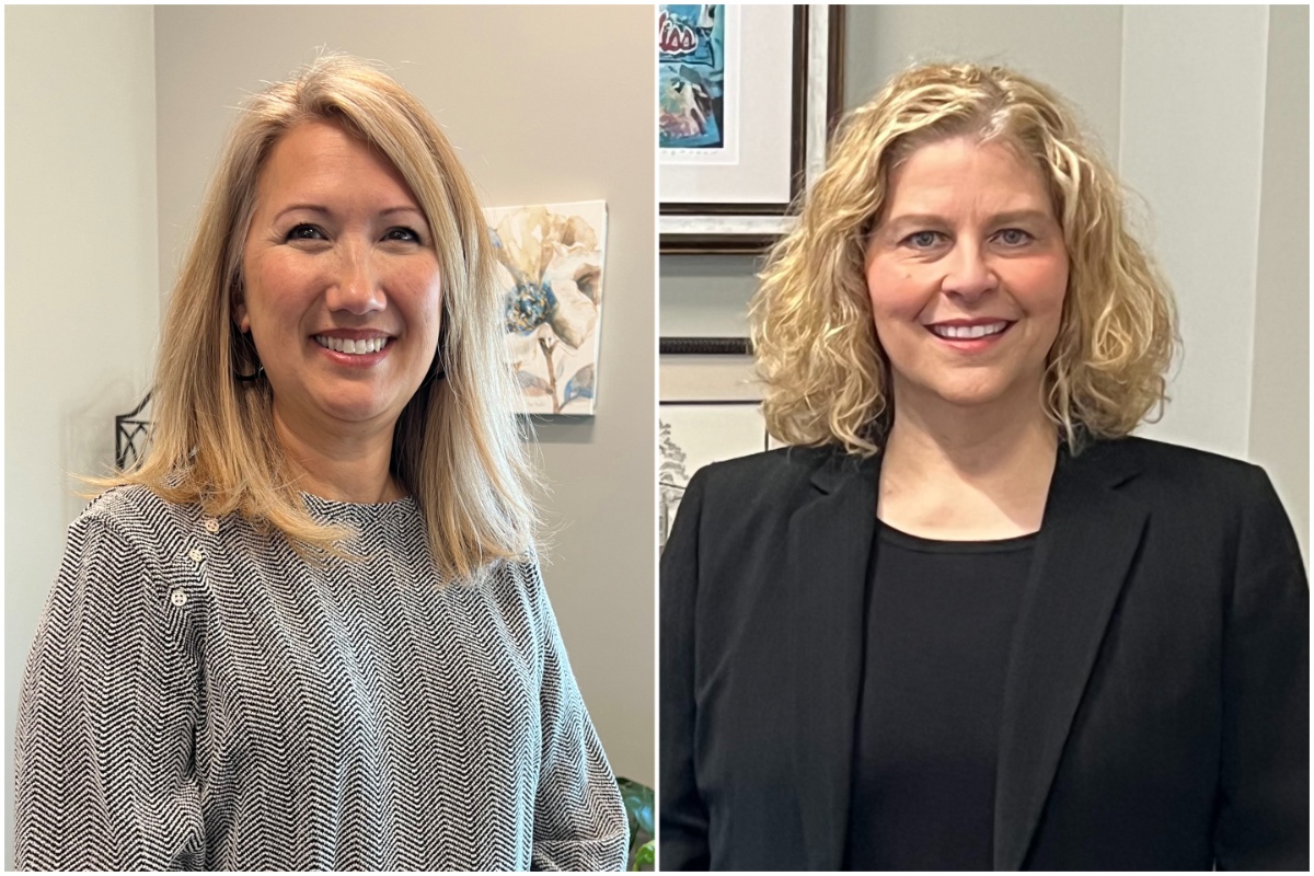 Helen Gross, left, and Melissa Baxter. (Traditions First Bank, contributed)