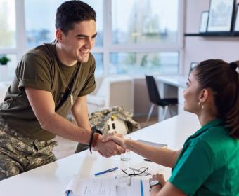Soldier Meeting