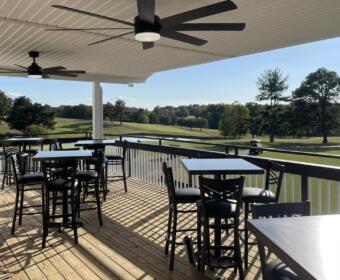 The patio at Oak Hills Golf Course (Contributed)