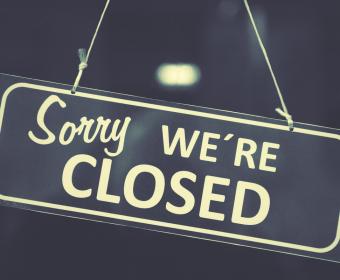 closed sign