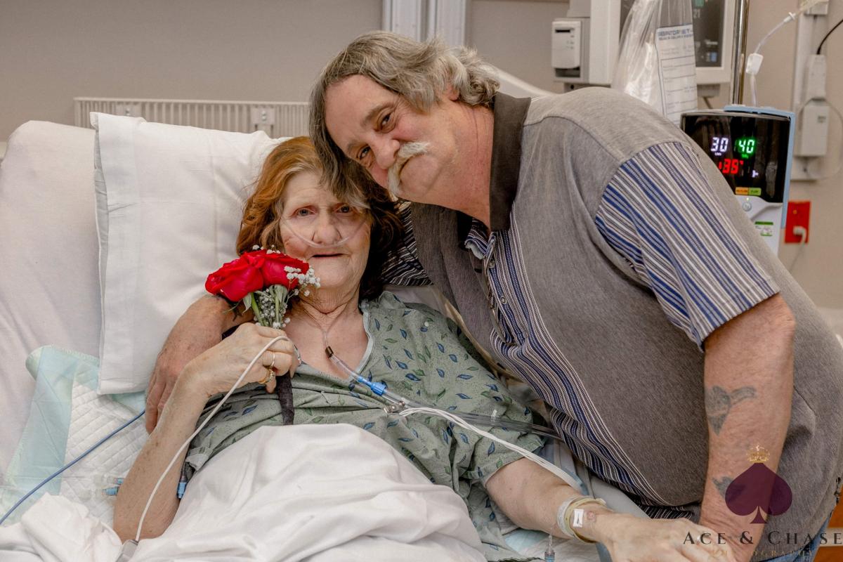Tennova ICU patient marries long-time love from hospital bed