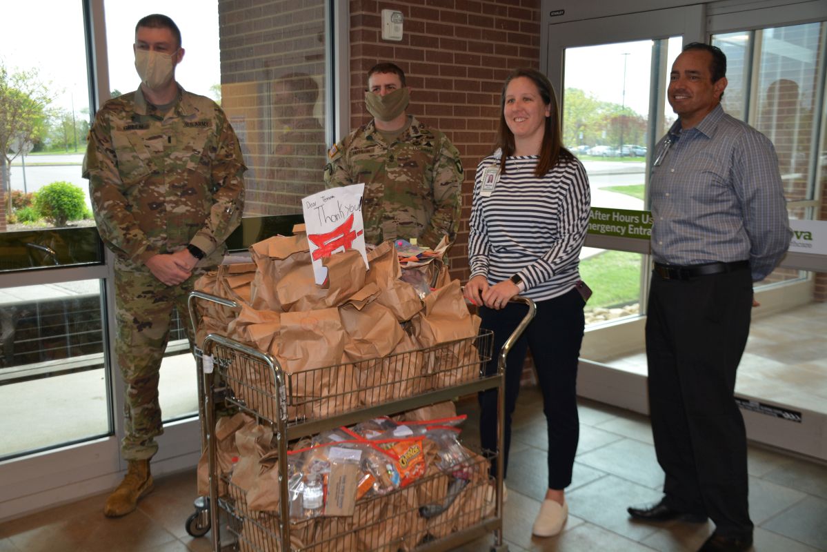 Rakkasan Soldiers donate care packages to Tennova Healthcare