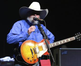 Charlie Daniels with The Charlie Daniels Band performs as the opener for Alabama at the Fabulous Fox Theatre on Friday, April 14, 2018, in Atlanta. (Photo by Robb Cohen/Invision/AP)