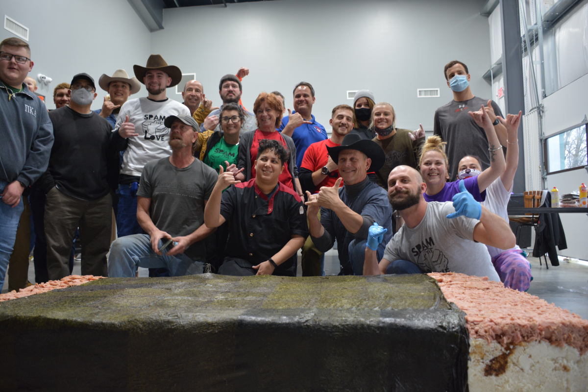 Spam the Love event breaks world record for largest spam musubi, raises money for local charities