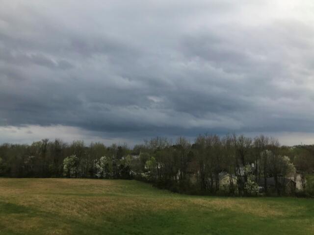 A line of thunderstorms near Clarksville, seen from Old Russellville Pike. (Chris Smith)