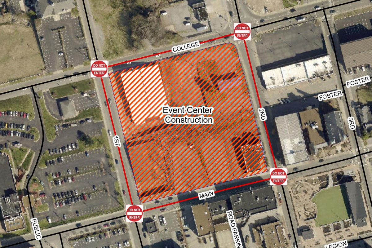 Rock blasting planned daily in May and June at MPEC construction site downtown
