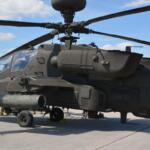 AH-64 Apache helicopter at Fort Campbell's Week of the Eagles Air Assault Demonstration on June 22, 2021. (Lee Erwin)