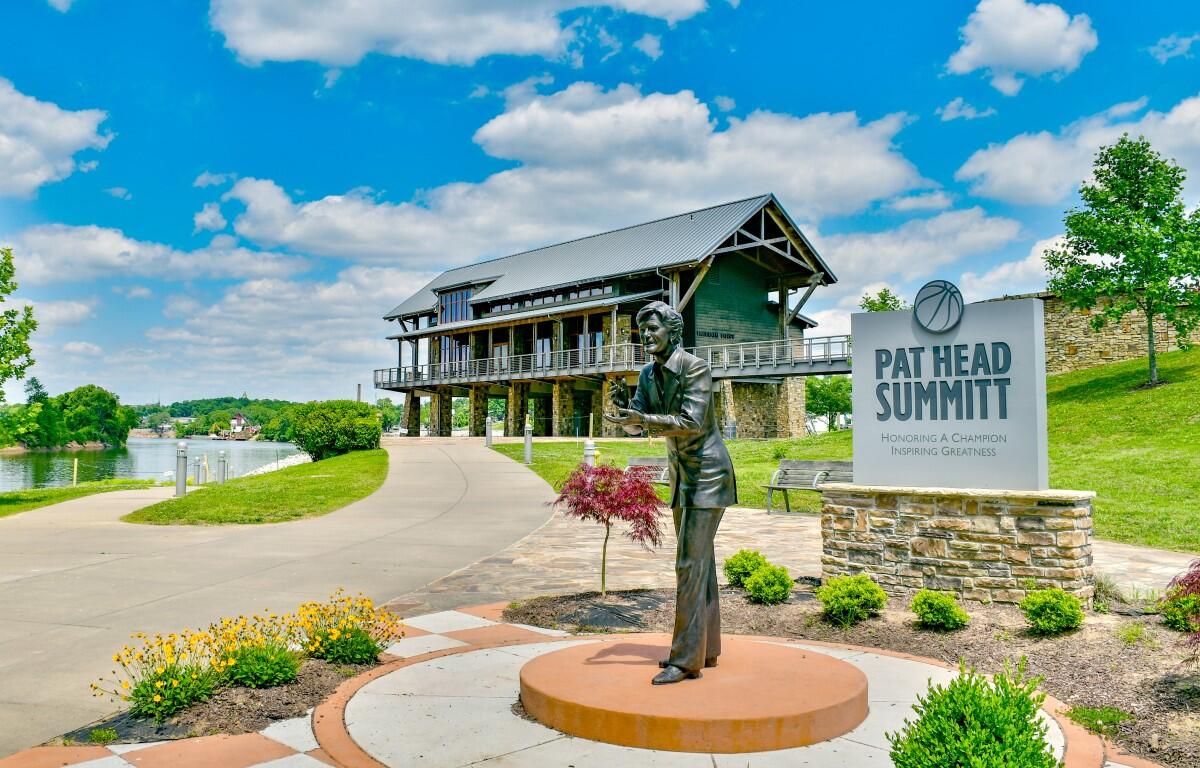 The Pat Head Summitt statue at Liberty Park in Clarksville. (EDC, contributed)