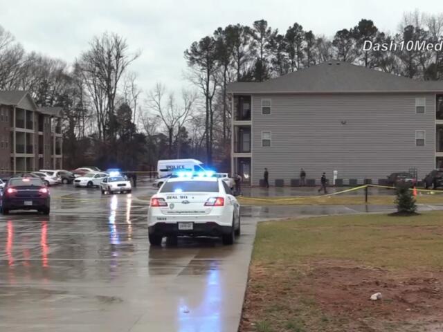 One person was found with gunshot injuries on Manning Drive on Thursday, Feb. 17, 2022. (Dash 10 Media)