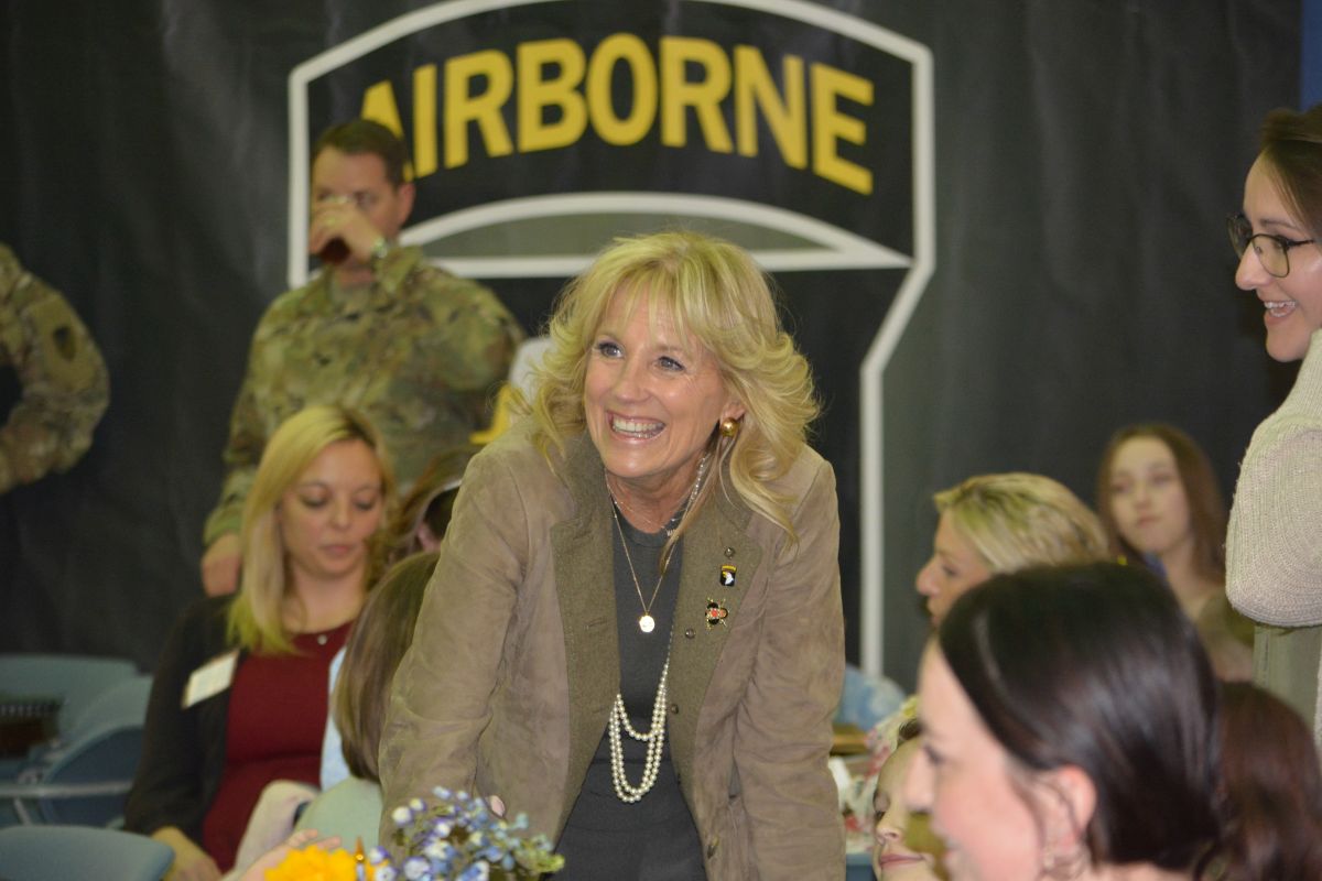 ‘You didn’t have time to say that lengthy goodbye:’ First Lady Jill Biden visits Fort Campbell
