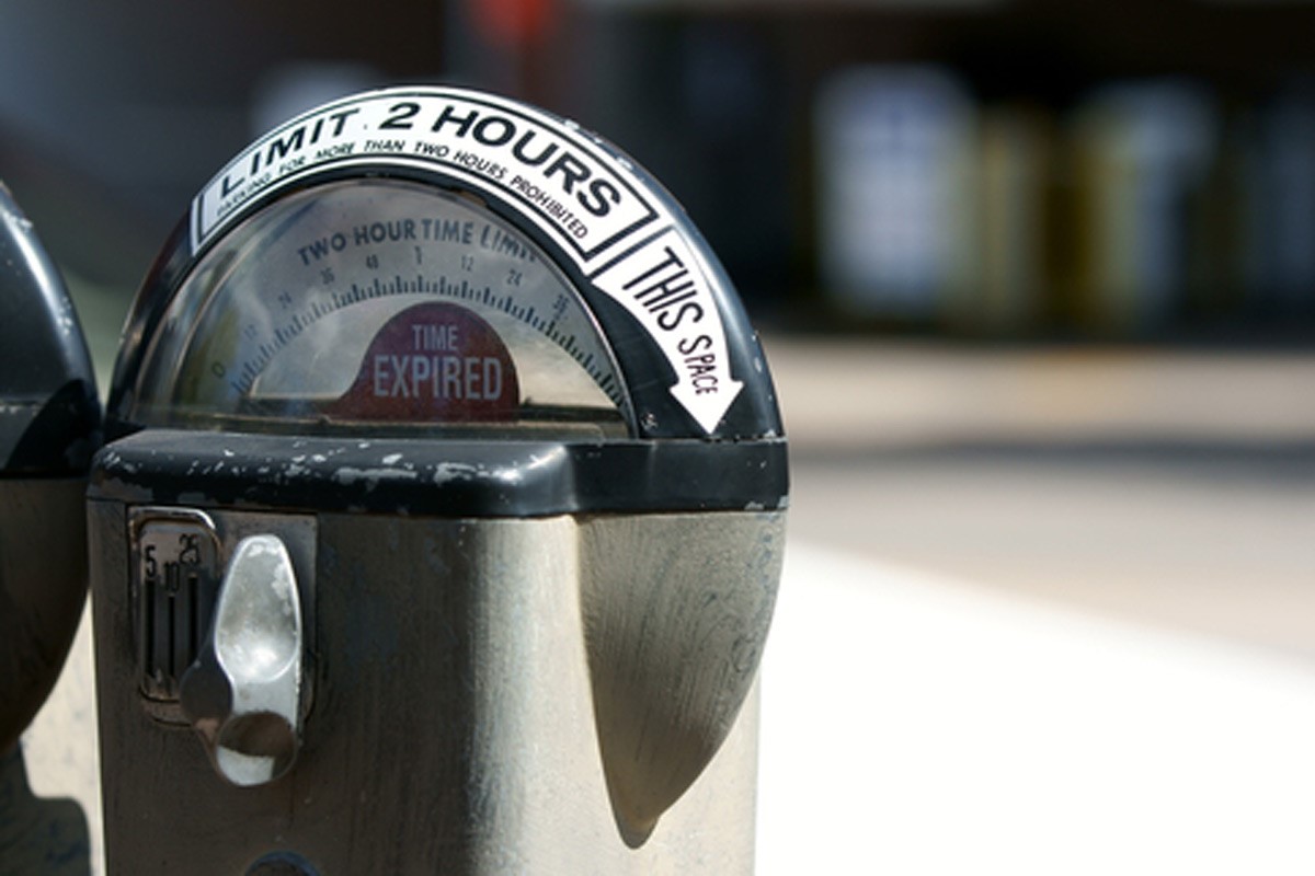 Parking meter in downtown Clarksville. (Clarksville Now archives)