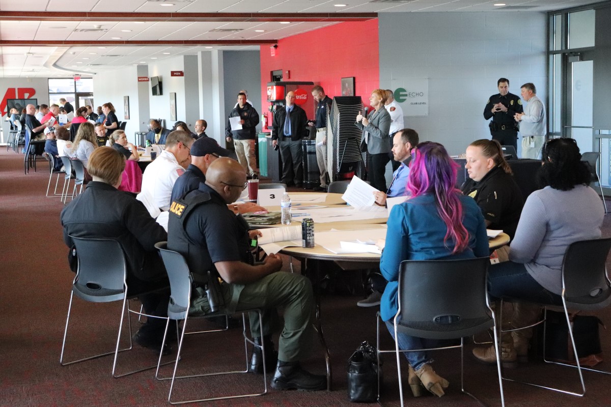Local law enforcement, emergency responders, CMCSS hold tabletop active shooter exercise Local law enforcement, emergency responders, CMCSS hold tabletop active shooter exercise