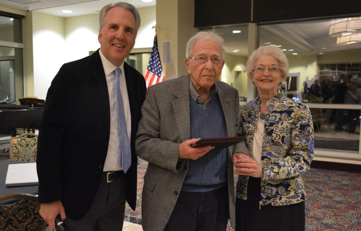 Gregory Wolynec, Solie Fott, & Dee Boaz, Kris Foust at the Maestros Magical Moonlight for the Gateway Chamber Orchestra on Jan. 20, 2023. (Lee Erwin)