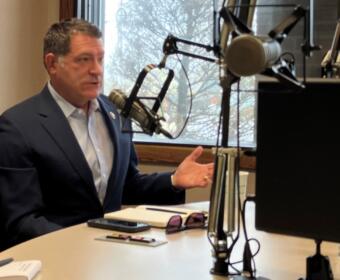 Congressman Mark Green on the Clarksville's Conversation podcast in March 2023. (Chris Smith)