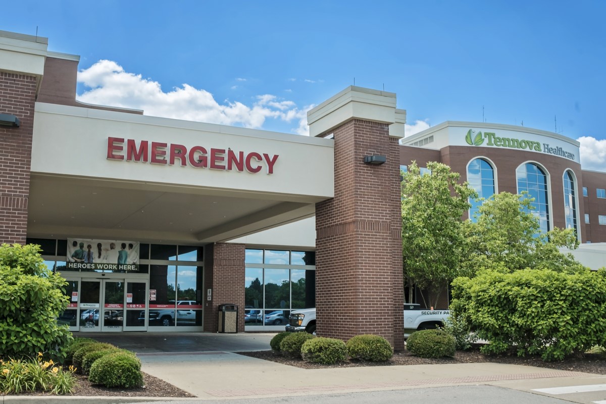Tennova Healthcare-Clarksville ER entrance. (Tennova, contributed)
