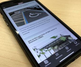 The new Clarksville Now app, launched May 31, 2023. (Chris Smith)