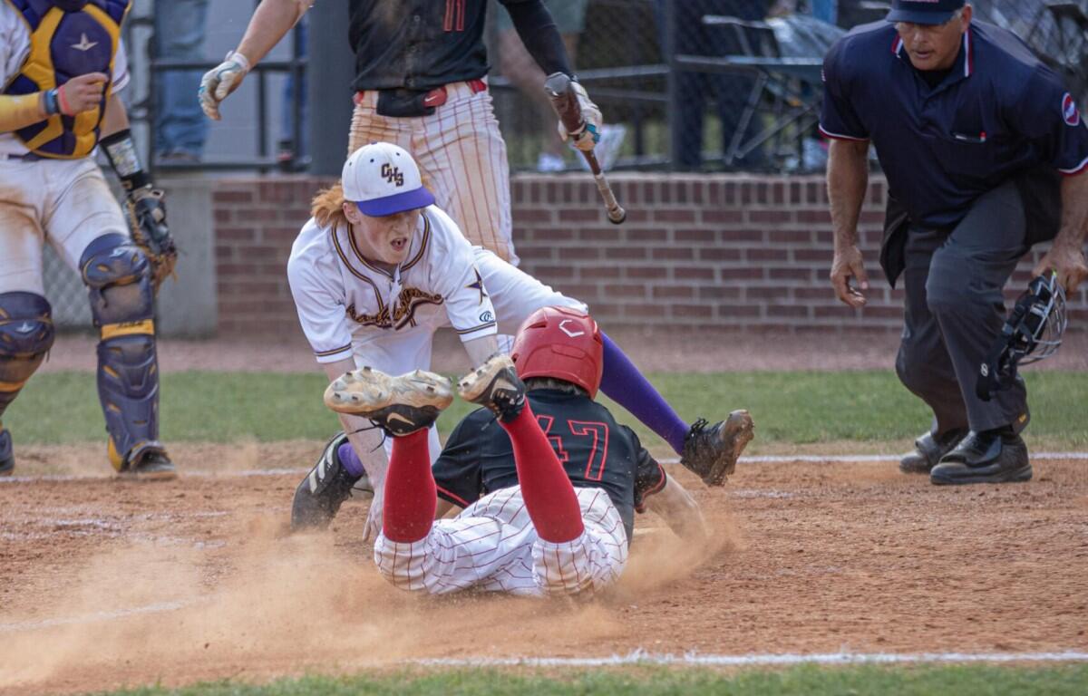 Clarksville High and Rossview High playing in the district 13-AAAA tournament in May of 2023. (Darius Casiano)