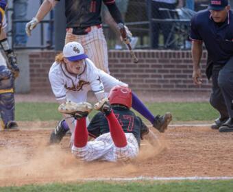Clarksville High and Rossview High playing in the district 13-AAAA tournament in May of 2023. (Darius Casiano)