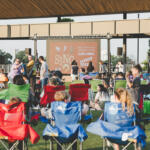 Families gathered at the Downtown Commons as Montgomery County Parks and Recreation presented Sing on June 26, 2023. (Wesley Irvin)