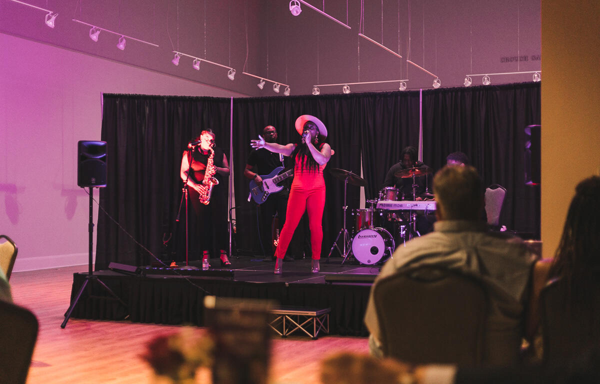 Jazz in June at the Customs House Museum on June 3, 2023. (Wesley Irvin)