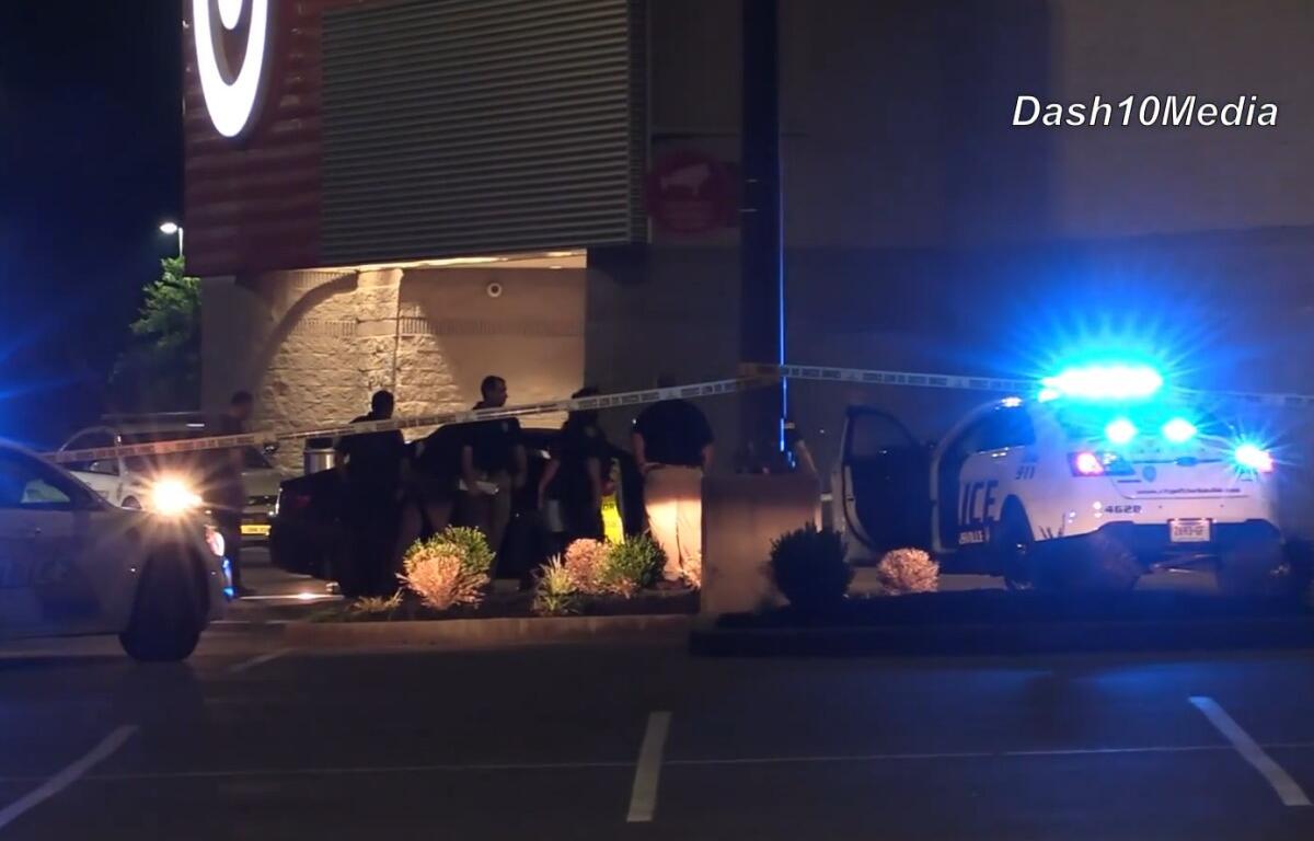A 22-year-old man was shot and killed near Wilma Rudolph Boulevard on June 28, 2023. (Dash 10 Media)