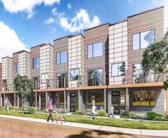 Rendering of PUD on Pea Ridge Road for Singletary Investment. (J. Clark Architecture and Design)