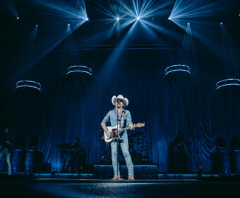 Justin Moore's You, Me, and Whiskey Tour at F&M Bank Arena on September 15, 2023. (Wesley Irvin)
