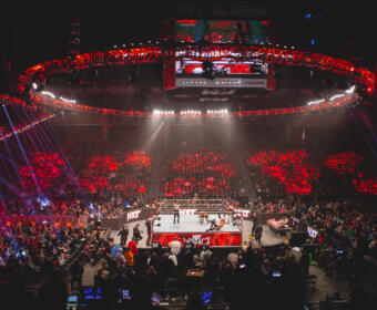 WWE NXT Vengeance Day at F&M Bank Arena on February 4, 2024. (Wesley Irvin)