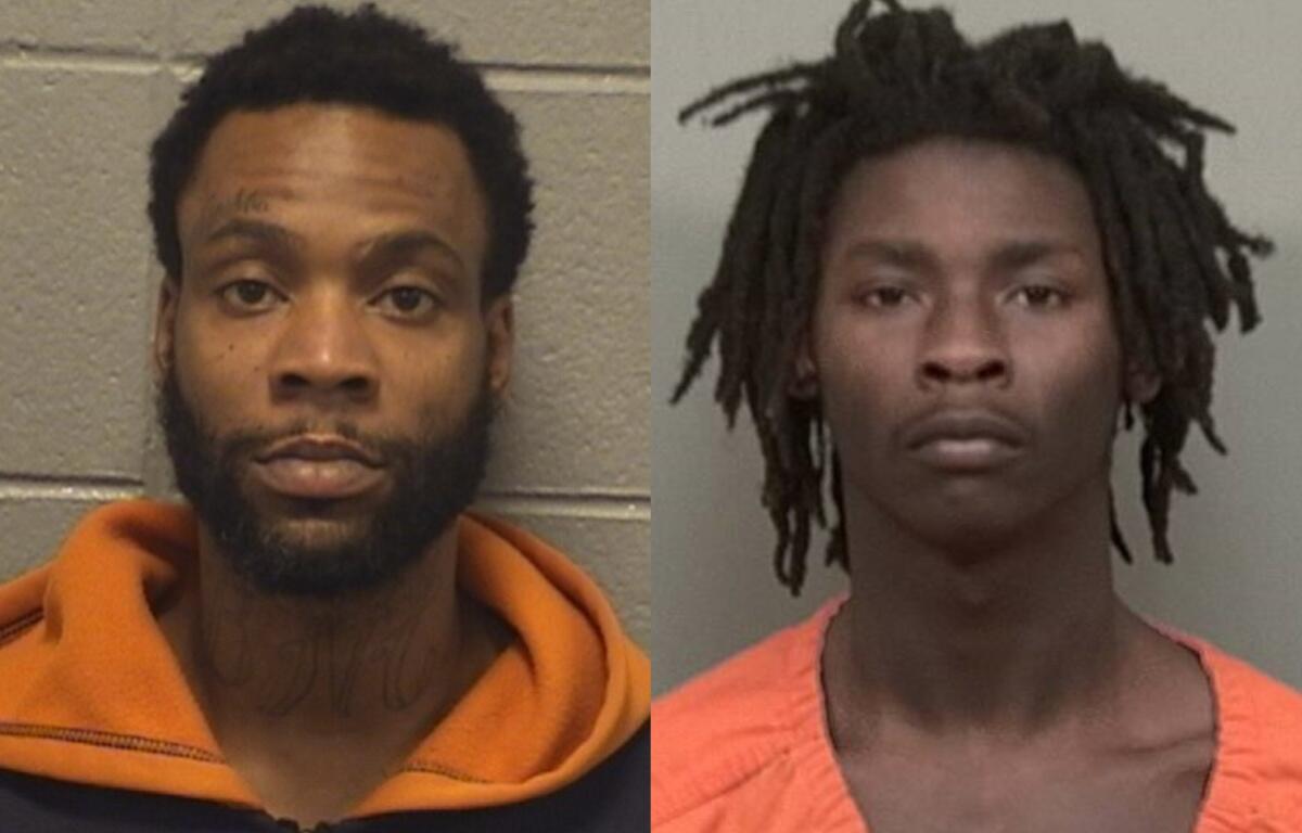 Tristan Riley, left, and Tyson Mullins were charged in the Martin Street homicide.