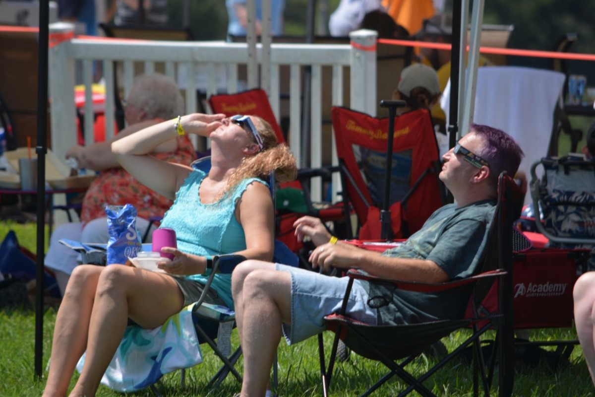 Eclipse in Clarksville: 50/50 chance of clear sky this afternoon during eclipse Eclipse in Clarksville: 50/50 chance of clear sky this afternoon during eclipse