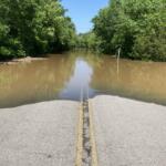 Red River flooding at Port Royal State Park at 3:45 p.m. on May 9, 2024. (Christian Brown)
