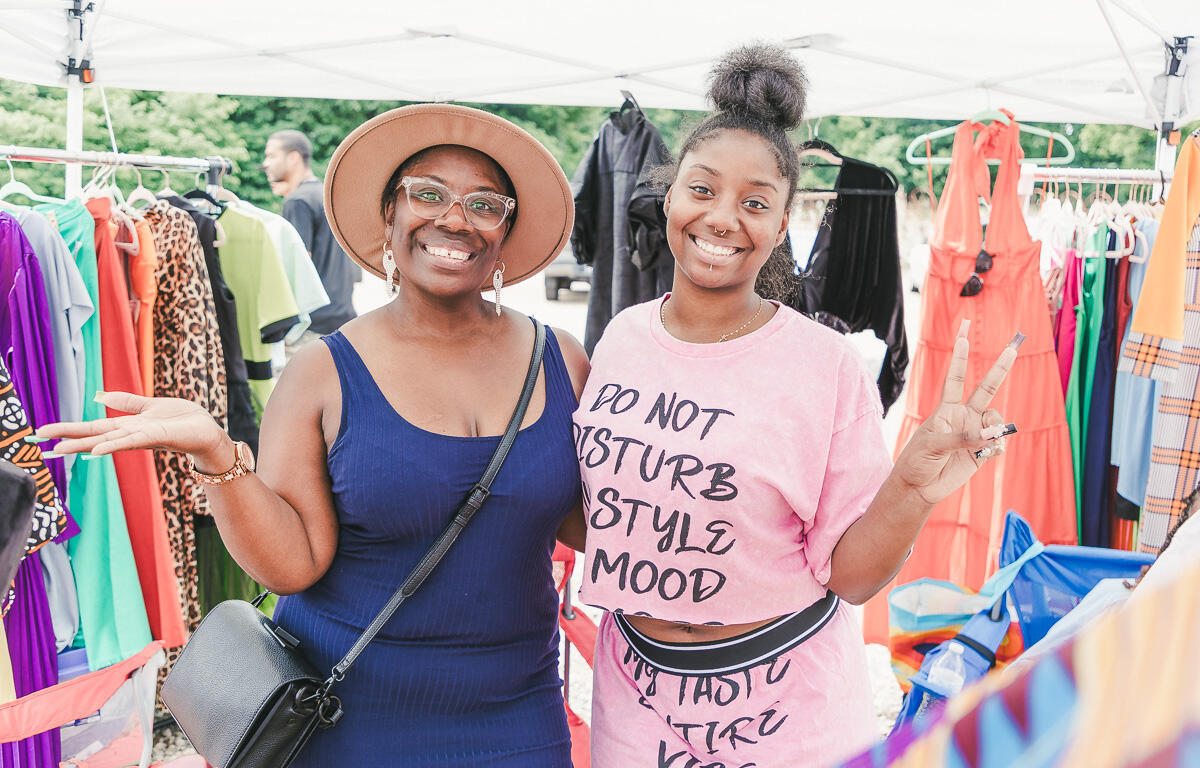 A Queen's Couture at the Clarksville Juneteenth Festival at the Clarksville Speedway on June 19, 2024. (Wesley Irvin)