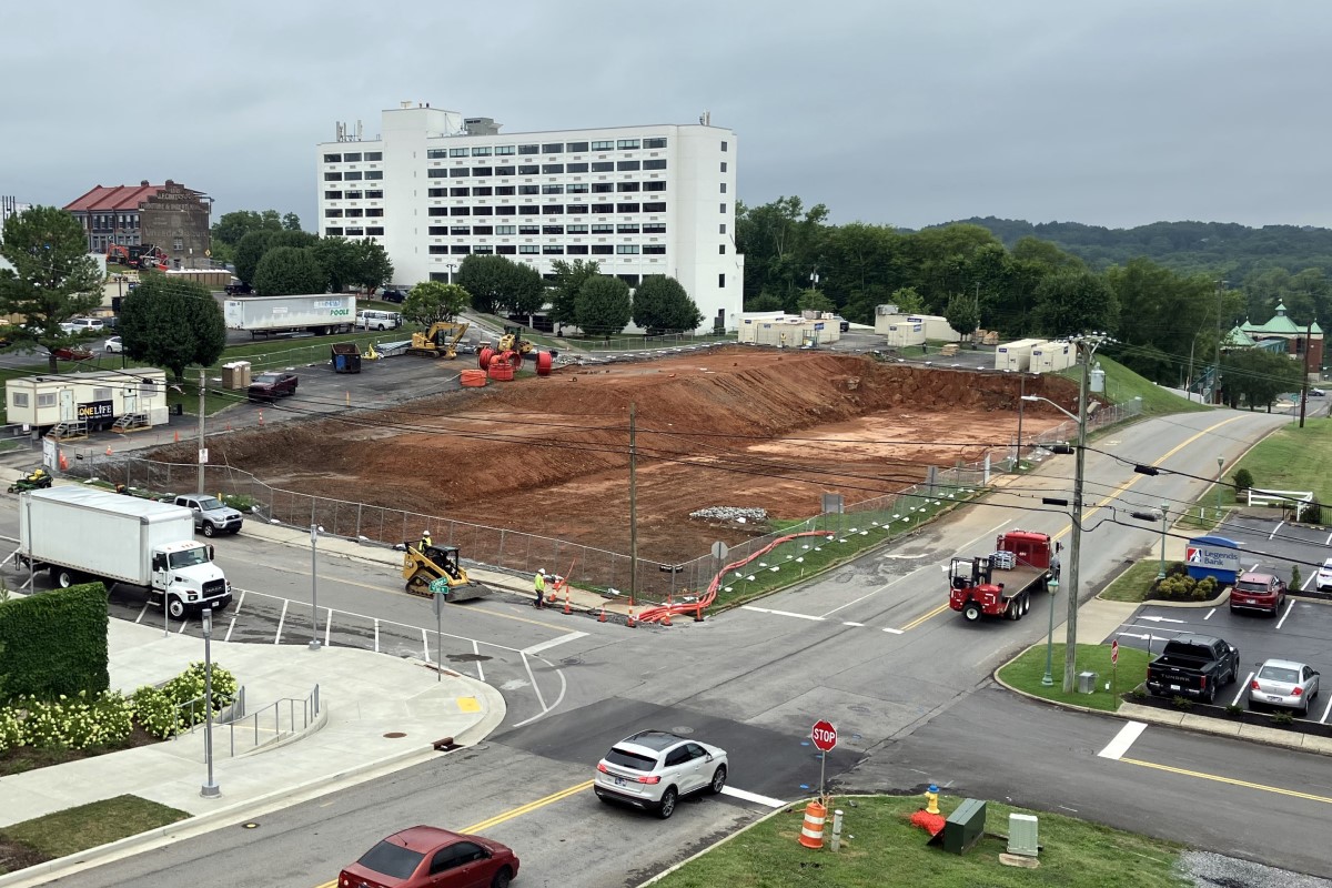 Parking garage for F&M Bank Arena reaches next stage, projected to open by June 2025
