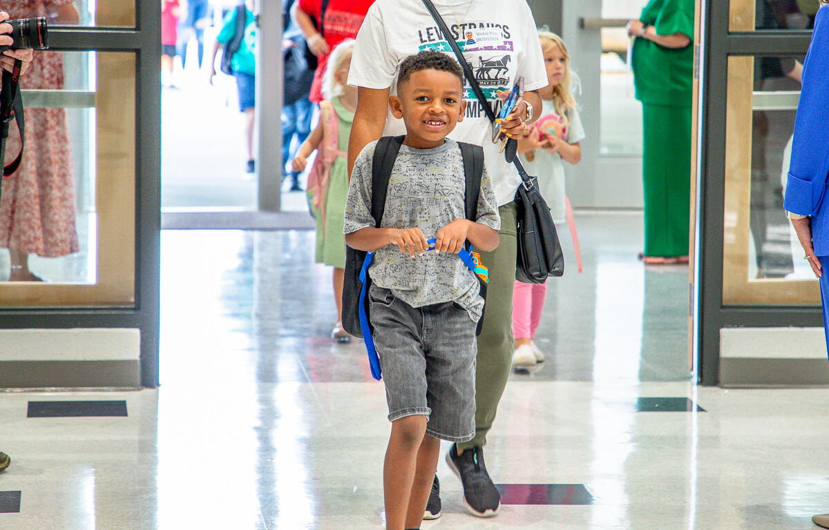 Kirkwood Elementary opens its doors for inaugural school year on August 7, 2024. (Wesley Irvin)