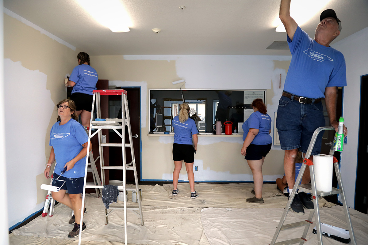 Renovation work continues at Salvation Army shelter, closed over roof leaks | PHOTOS