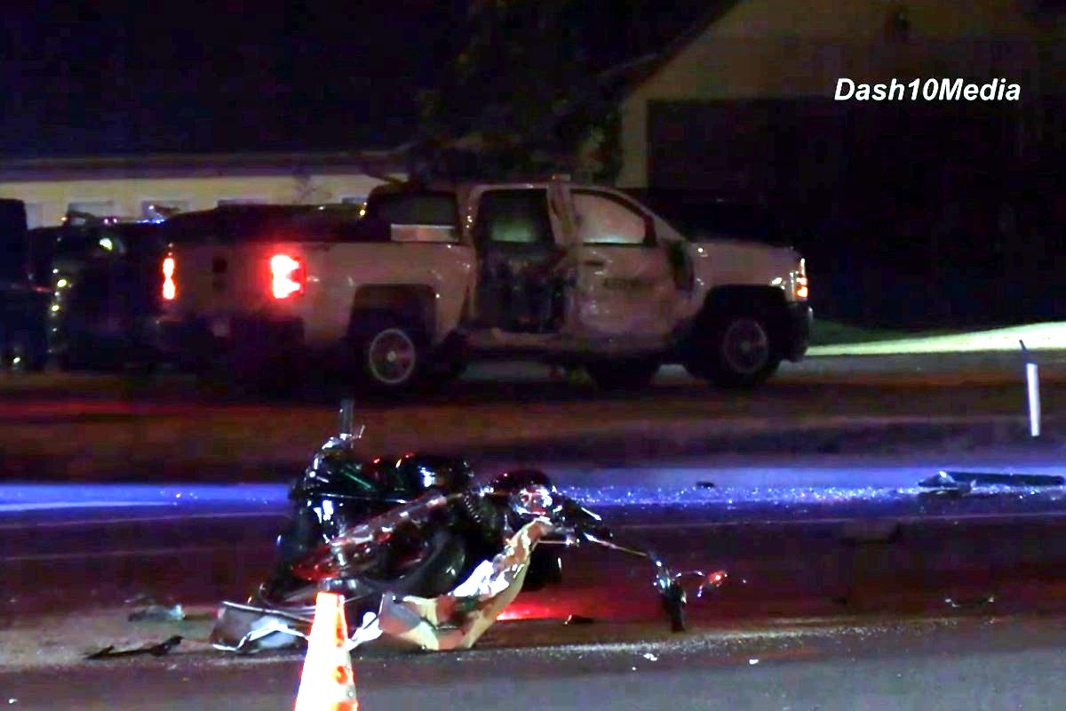 Motorcyclist critically injured in weekend wreck with utility truck on Highway 48