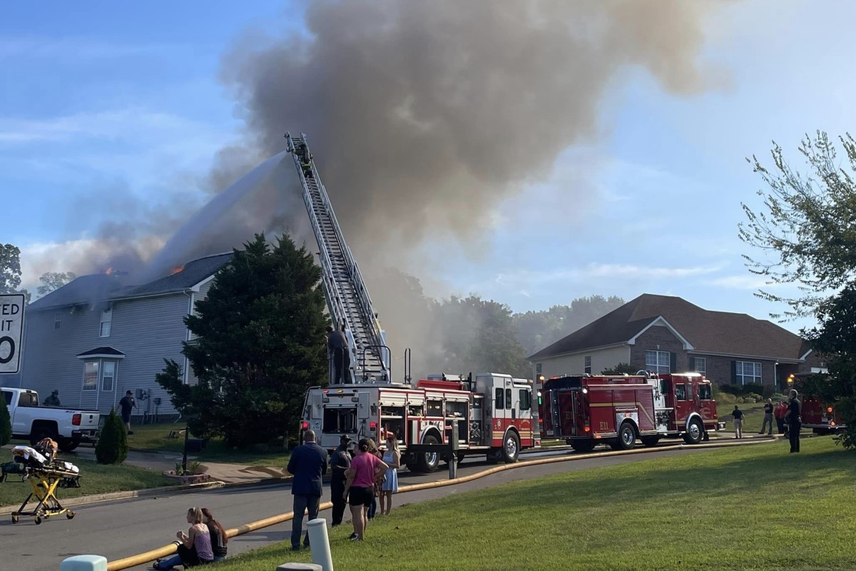 Clarksville Fire Rescue extinguishes house fire off Exit 4 Clarksville Fire Rescue extinguishes house fire off Exit 4