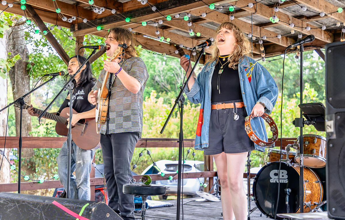 Wily at the PossumStock music festival at Red River Canoe on September 6, 2024. (Wesley Irvin)