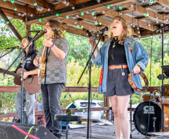 Wily at the PossumStock music festival at Red River Canoe on September 6, 2024. (Wesley Irvin)