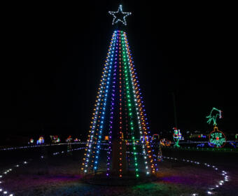 Clarksville Speedway Annual Drive Through Christmas Lights on November 26, 2024. (Wesley Irvin)