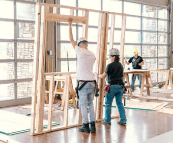 CMCSS students compete in hands-on construction challenges at the annual skills competition at Wilma Rudolph Event Center on November 14, 2024. (Wesley Irvin)