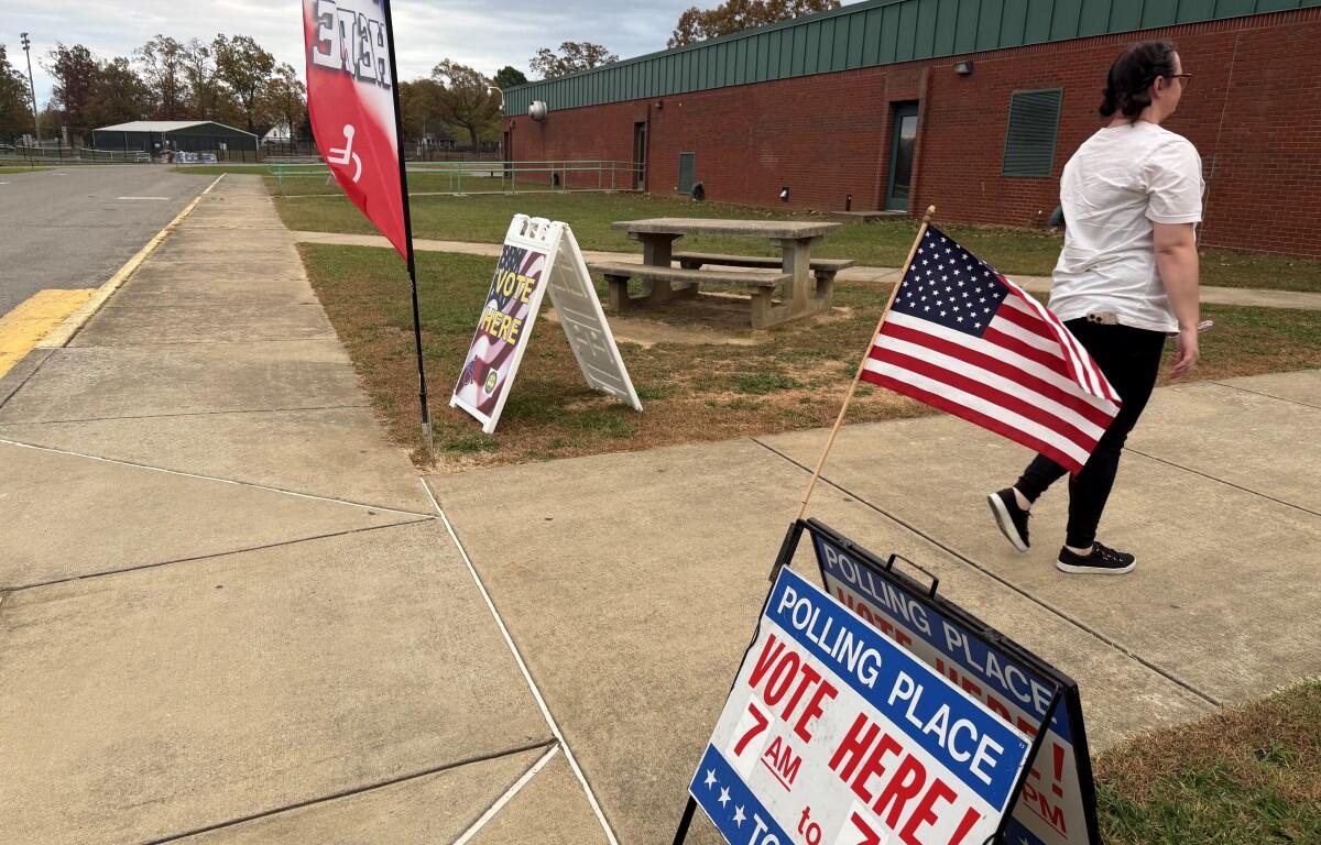 Northwest High School Election Day, Nov. 5 2024. (Jordan Renfro)
