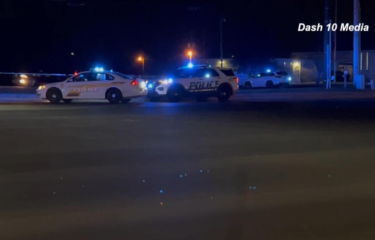 One person was shot at the National Guard Armory on Jan. 25, 2025. (Dash 10 Media)