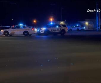 One person was shot at the National Guard Armory on Jan. 25, 2025. (Dash 10 Media)